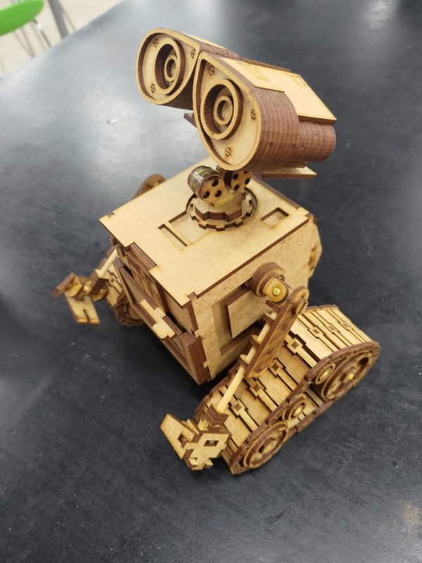 Laser Cut Wall-E 3D Puzzle