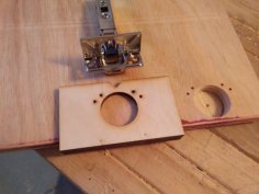 Laser Cut Hinge Jig for Kitchen Cabinet Door Hinges