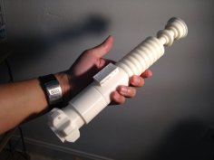 Luke Skywalker Lightsaber : 8 Component, Super Easy To Print, Minimal Support Needed 3D Printer Model