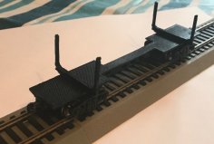 40Ft FE Class (Log Wagon HO Scale) 3D Printer Model