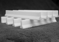 Jersey Barrier 3D Printer Model