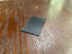 HO Scale Corrugated Board 3D Printer Model