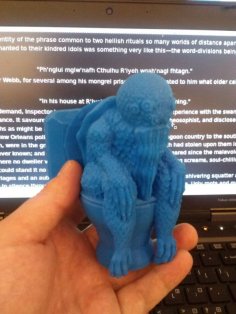 Cthulhu On The Cthoilet 3D Printer Model