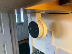 Echo Dot Doughnut – Kitchen Cabinet Hang Mount 3D Printer Model