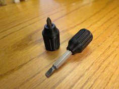 Stubby Screwdriver Handle 3D Printer Model