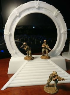 28mm Stargate (1/55 Scale) (Remixed From Wtgibson) 3D Printer Model