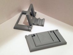 Parametric Folding Phone Stand 3D Printer Model