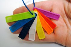 Filament Color Swatch Keychain 3D Printer Model