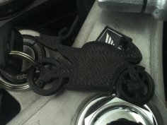 Motorcycle Keychain (Honda Cbr) 3D Printer Model