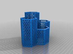 Hexagon Organizer 3D Printer Model