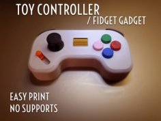 Mini Controller Toy / Fidget Gadget 3D Printer Model