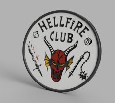 Stranger Things Coaster – HellFire Club 3D Printer Model