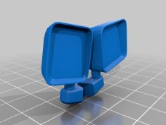 Mirrors For RC Models 1:10 3D Printer Model