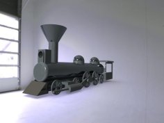 PTC Creo Locomotive (High Detail) 3D Printer Model