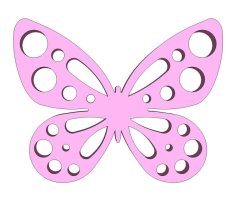 Butterfly Design 3D Printer Model