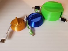 Kabelrolle Handy Ladekabel / Cable Spool 3D Printer Model