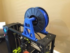 Updated Overhead Filament Spool Holder (Lulzbot Taz 6 Or Taz 5) 3D Printer Model