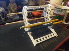 Paint Brush Holder 3D Printer Model