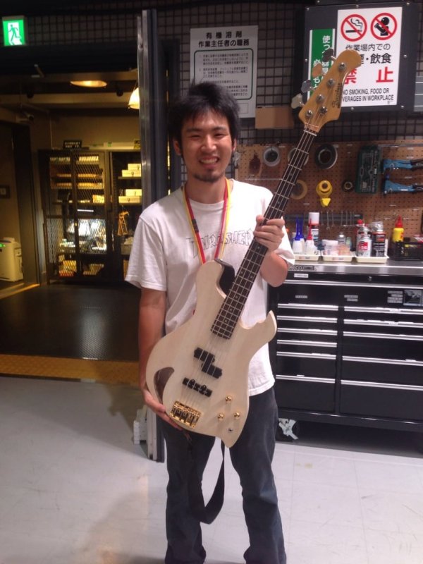 Laser Cut Bass Guitar