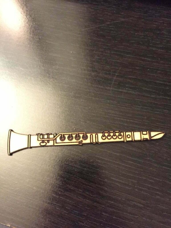 Laser Cut Clarinet