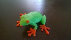 Dual Colored Tree Frog 3D Printer Model