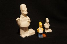 Homer Simpson 3D Printer Model