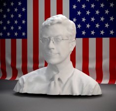 The Head Of Stephen Colbert 3D Printer Model