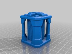 Wargaming Compatible Energy Generator 28mm 3D Printer Model