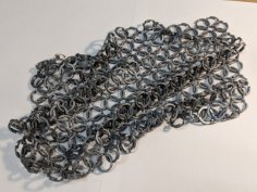 Medieval Style Chainmail Fabric 3D Printer Model