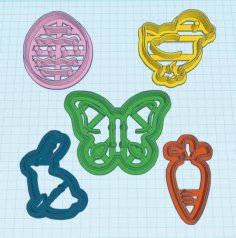 Easter Cookie Set 2021 3D Printer Model