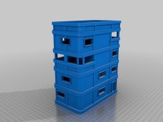 Sci Fi Modular Housing Unit / Building 3D Printer Model