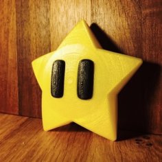 Mario Star Decorations 3D Printer Model