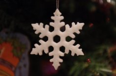 Christmas Snowflake Decoration 3D Printer Model