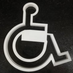 Wheelchair Cookie Cutter 3D Printer Model