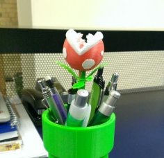 Piranha Plant Pencil Topper 3D Printer Model