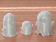 Lil’ Ghost Family 3D Printer Model