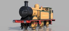 HO/OO Scale 1:76 LB&SCR D1x Steam Locomotive 3D Printer Model