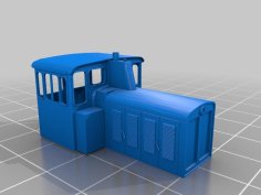 Cockerill Industrial Shunting Scalled To TT 1:120 Scale. 3D Printer Model