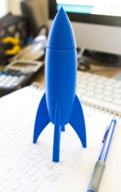 Rocket Storage 3D Printer Model