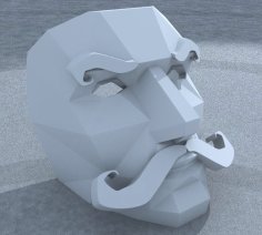 Moustache Mask Addon 3D Printer Model