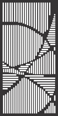 Patrón transparente de vector Rayas abstractas regulares