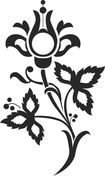 Floral Scrolls Silhouettes Vector Art Free Vector cdr Download - 3axis.co