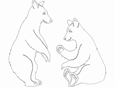 Bears 2 dxf File