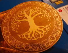 Laser Cut Tree Of Life Celtic Design