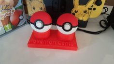 Pokeball Plus Stand 3D Printer Model