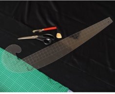 Laser Cut Vary Form Garment Ruler