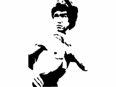 File dxf di Bruce Lee 3