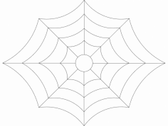 Archivo dxf de tela de araña 2