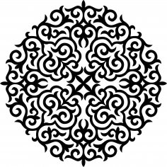 Ornament Stencil Free Vector