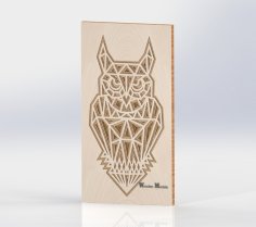 Laser Cut Owl Layered Art Free Vector